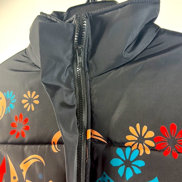 Puffer Jacket Cropped Long Sleeve FullZip Drawstring Mock Neck Mega Fashion Club - Picture 11 of 13